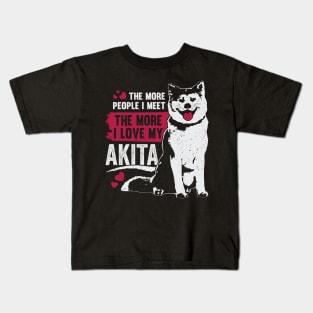 Akita Inu Dog Lover Gift Kids T-Shirt